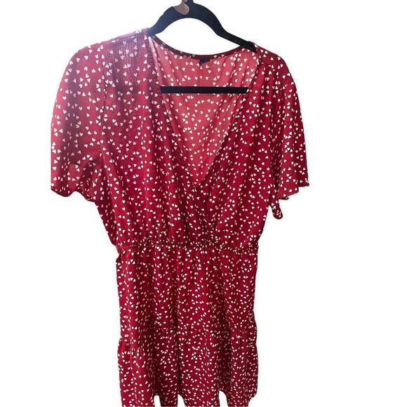 SHEIN plus size 2x curve red polka dot summer dress - Picture 6 of 6
